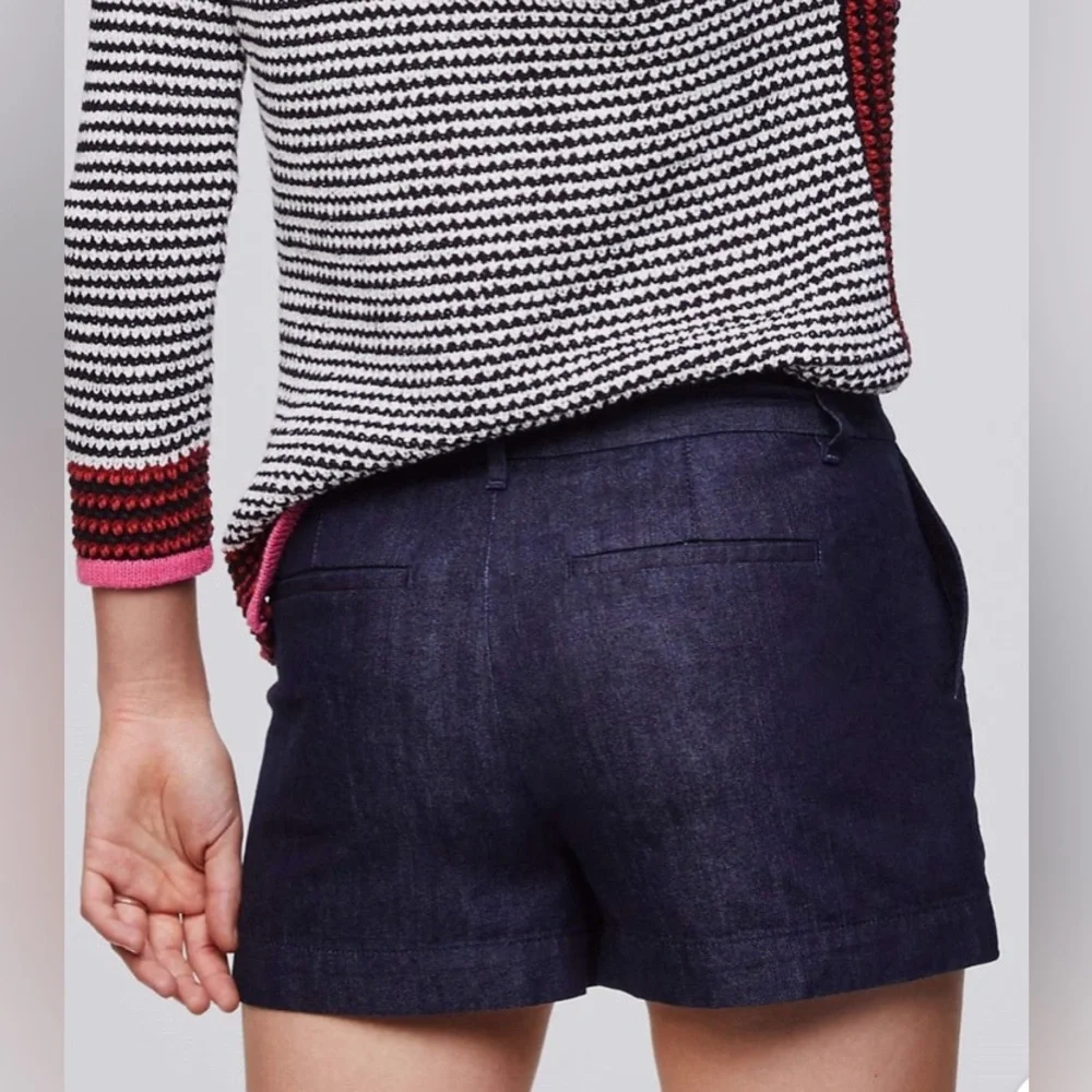 LOFT Dark Denim Casual Shorts